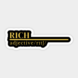 Word Rich Sticker